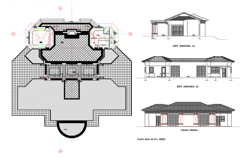 2d cad drawing of annex plant auto cad software