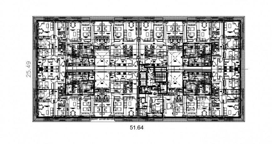 2d cad drawing of apartment house 2 elevation autocad software