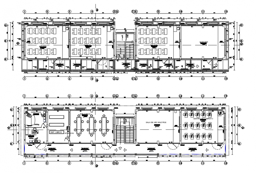 2d cad drawing of architectural infrastructure autocad software