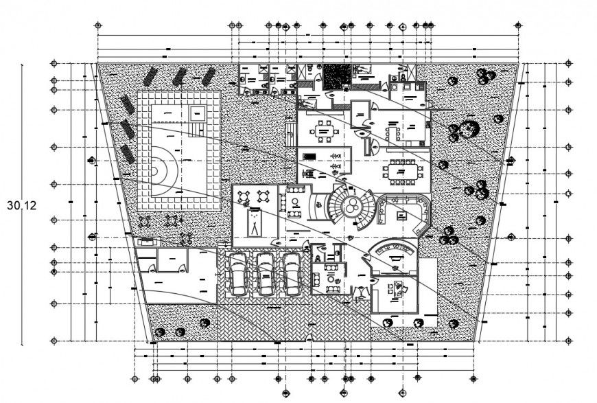 2d cad drawing of architecture final autocad software