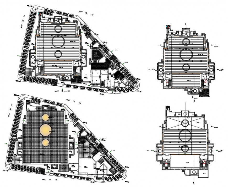 2d cad drawing of badminton court elevation autocad software