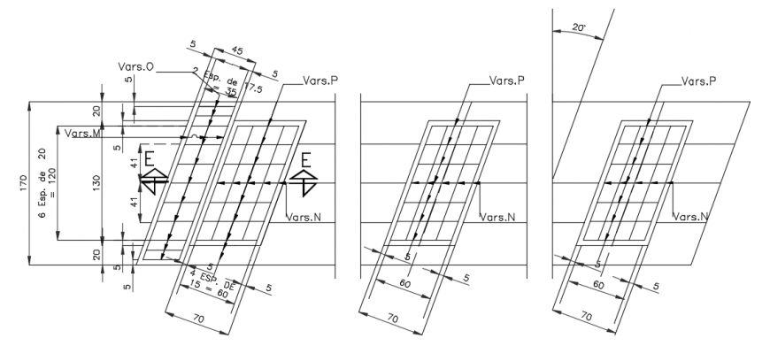 2d cad drawing of banco autocad software