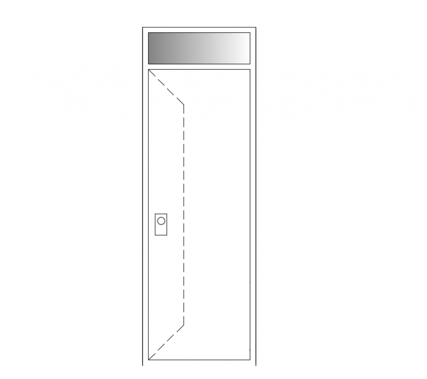 2d cad drawing of bathroom door auto cad software