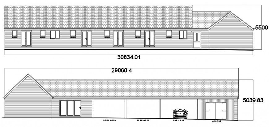 2d cad drawing of bedroom house plan exterior autocad software