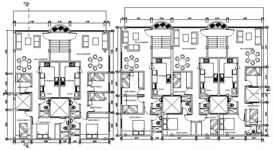 2d cad drawing of bedroom living area autocad file