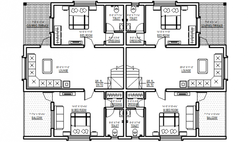 2d cad drawing of bedroom plan autocad software