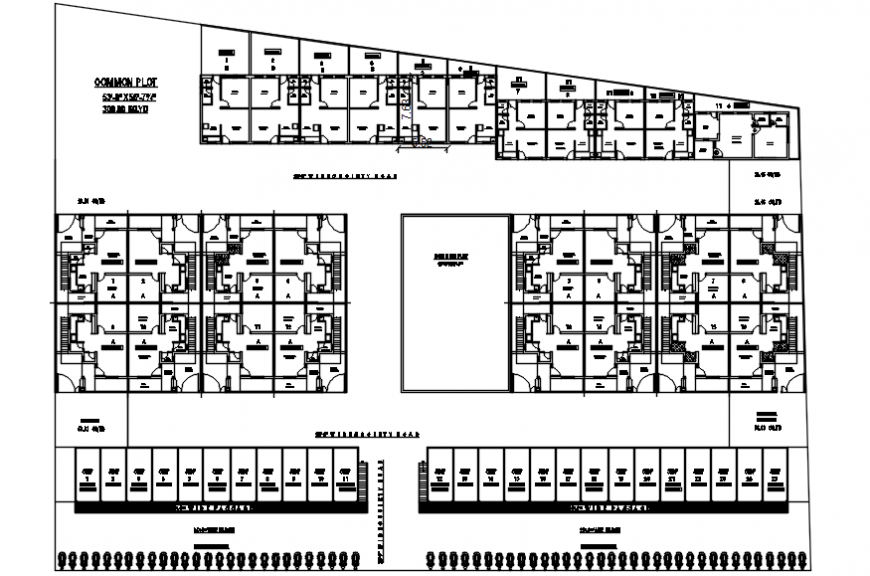 2d cad drawing of building plan autocad software