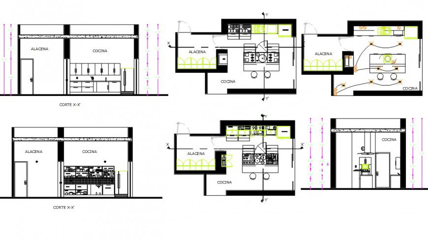 2d cad drawing of cafeteria plan auto cad software