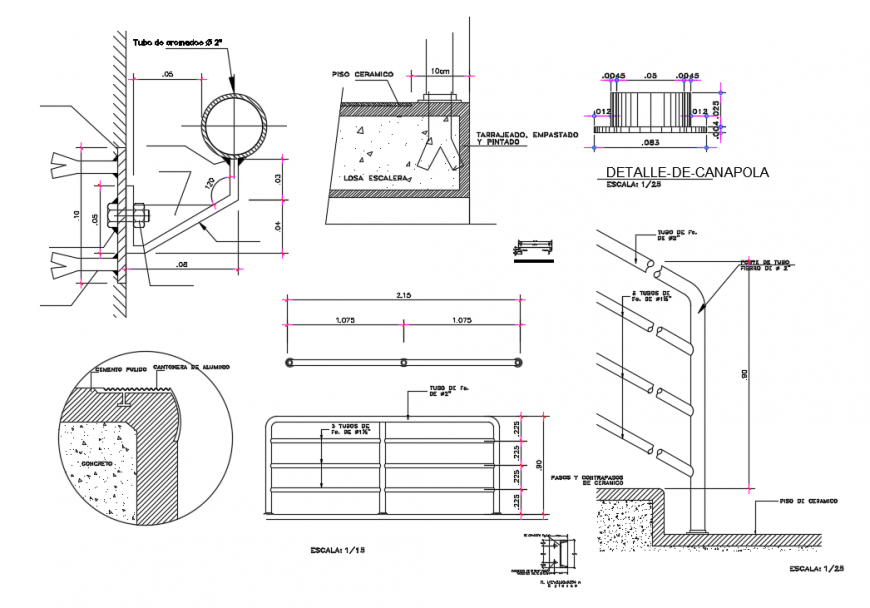 2d cad drawing of canola autocad software