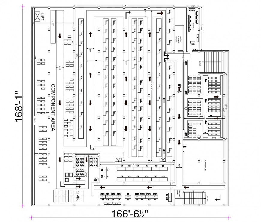 2d cad drawing of central finishing all floor layout top elevation autocad software
