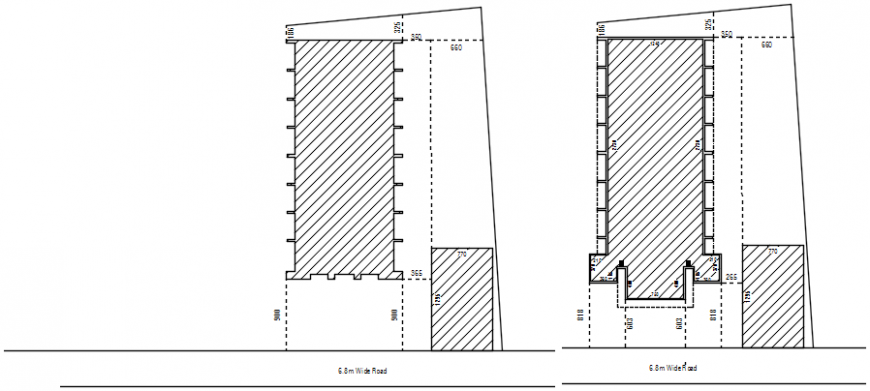 2D cad drawing of church site plan Autocad software