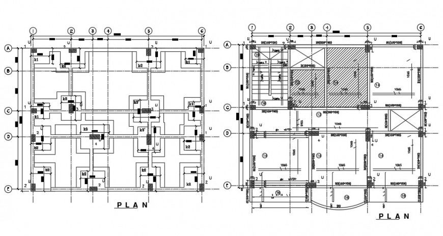 2d cad drawing of civil drawing plan autocad software