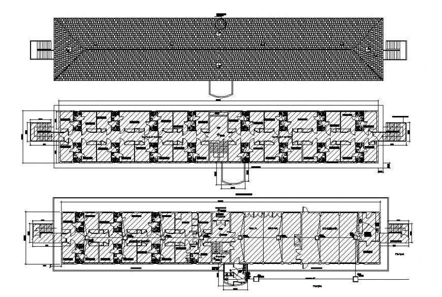 2d cad drawing of clinic project detail