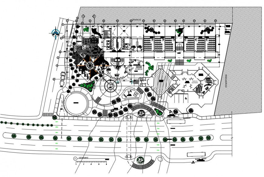 2d cad drawing of coffee bar autocad software
