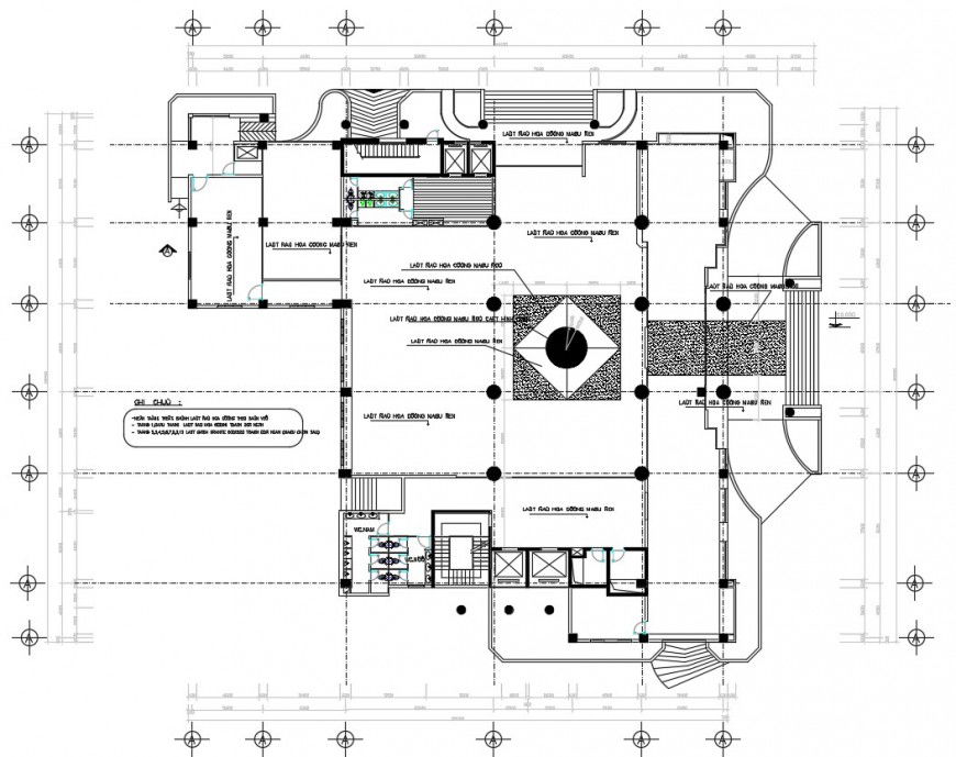 2d cad drawing of commercial hall AutoCAD software