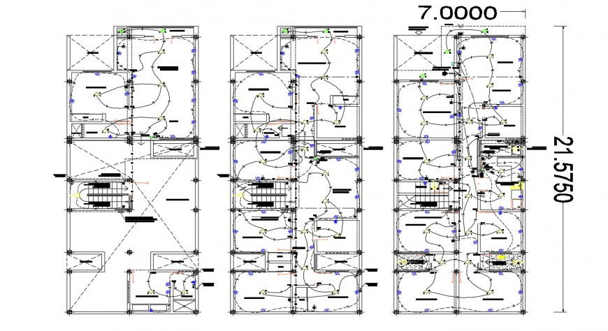 2d cad drawing of commercial stores autocad software