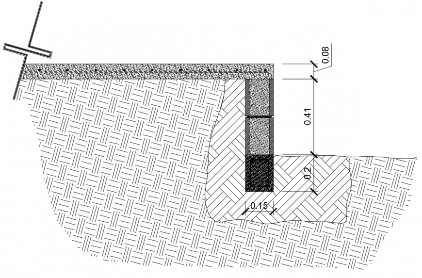 2d cad drawing of concrete drawing auto cad software