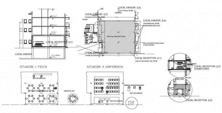 2d cad drawing of conference table autocad software