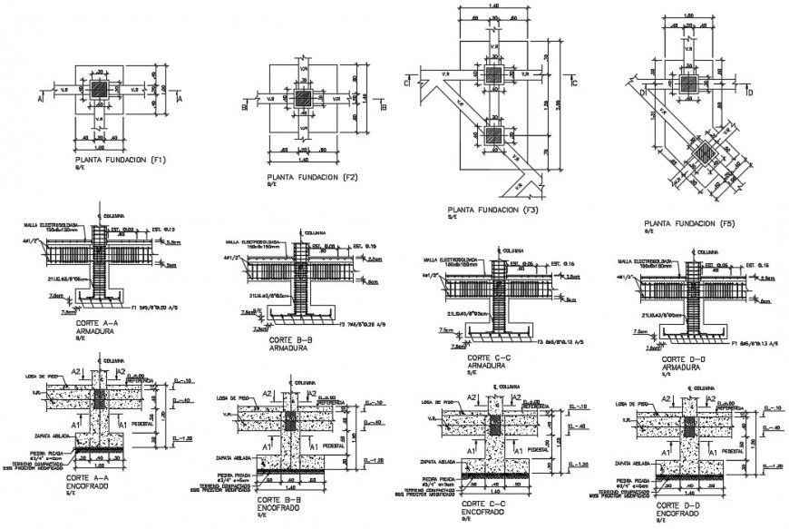 2d cad drawing of construction application autocad software