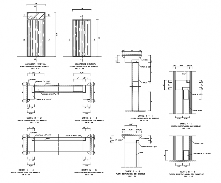 2d cad drawing of construction elevation panel autocad software