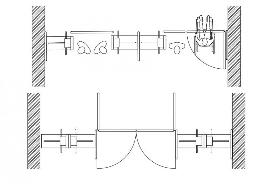 2d cad drawing of control equipment autocad software