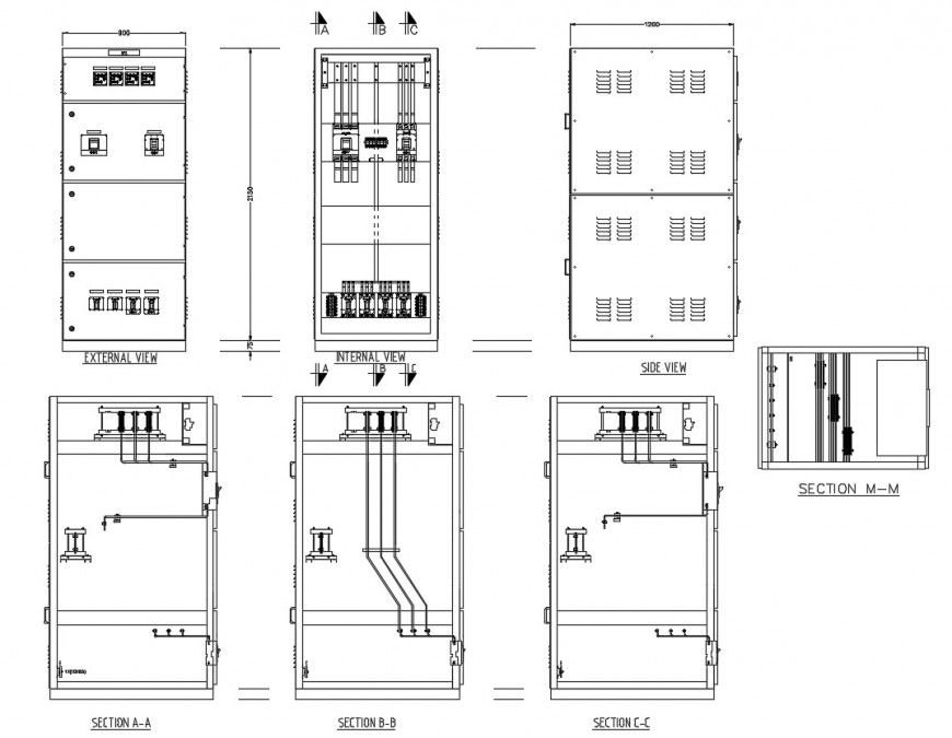 2d cad drawing of controlled pipe elevation autocad software