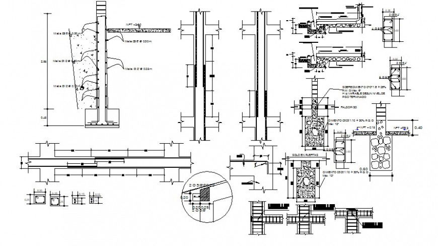 2d cad drawing of cross elevation auto cad software