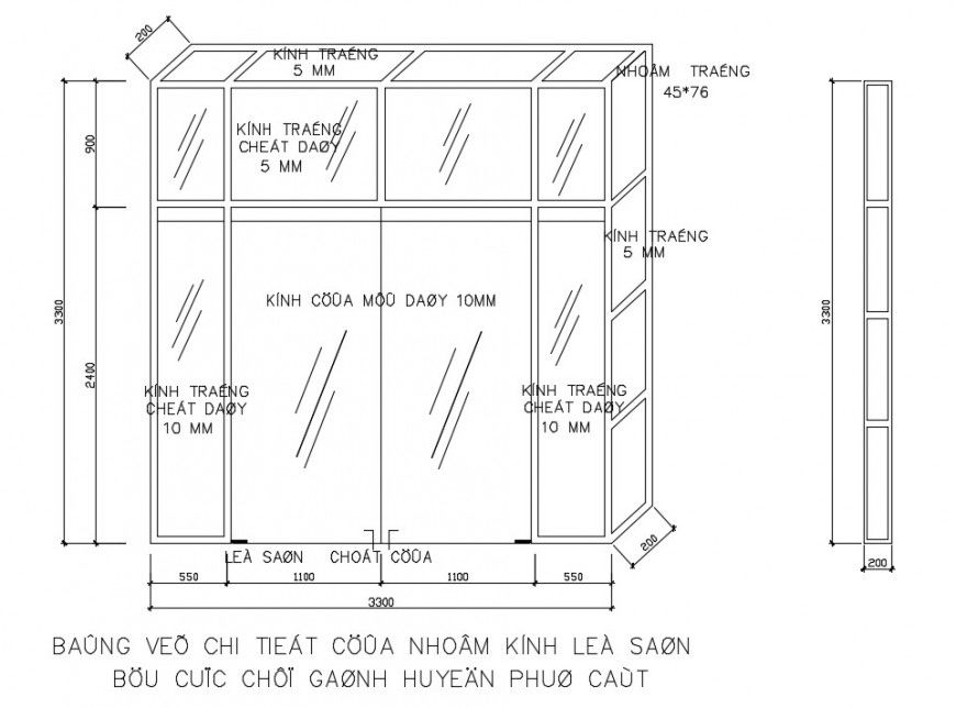 2d cad drawing of CUA dwg autocad software