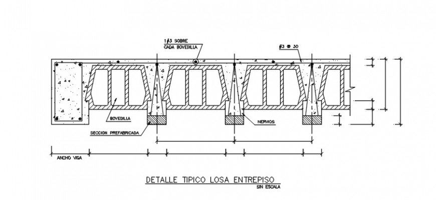 2d cad drawing of detail and trestle auto cad software