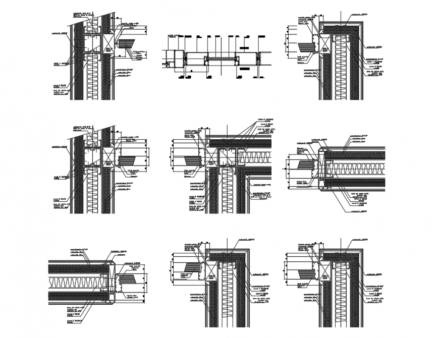2d cad drawing of detail partition and knots auto cad software