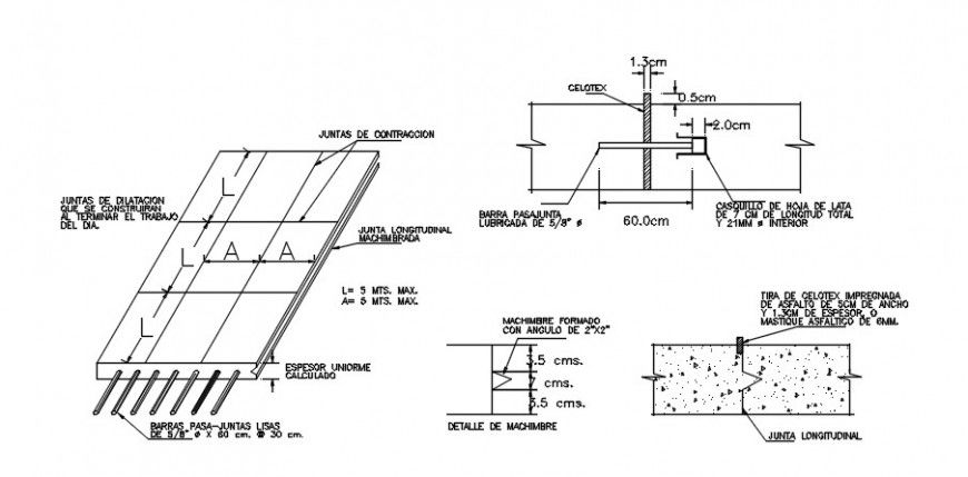 2d cad drawing of detail pathetic pavement auto cad software