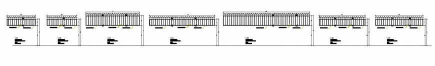 2d cad drawing of distance window wide long autocad software