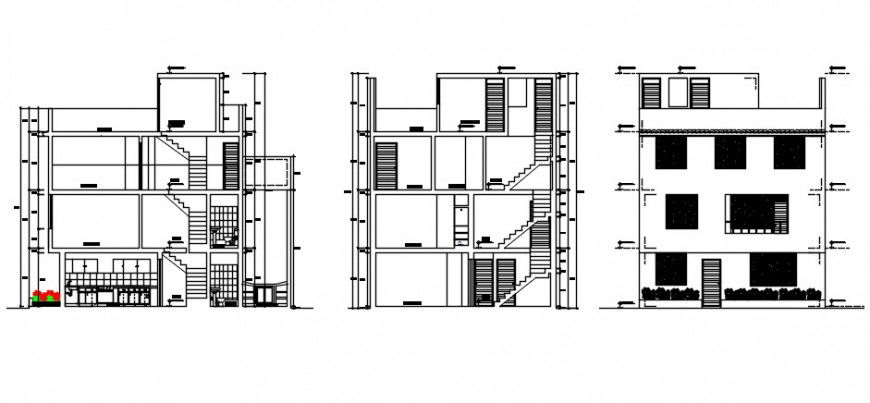 2d cad drawing of dwelling plan house elevation auto cad software