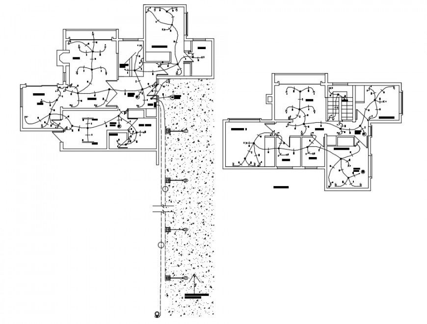 2d cad drawing of electrical elevation autocad software