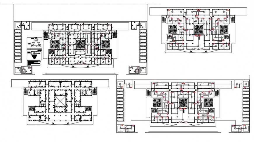 2d cad drawing of electrical office plan ceiling autocad software