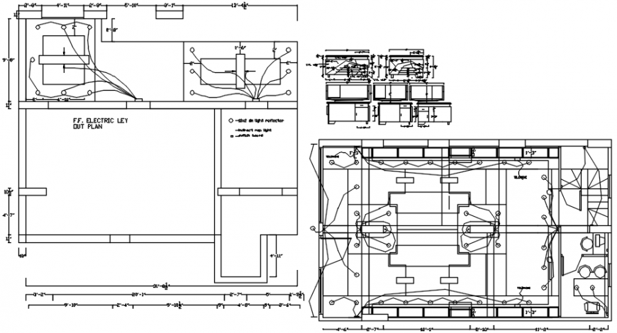 2d cad drawing of electrical showroom layout Autocad software