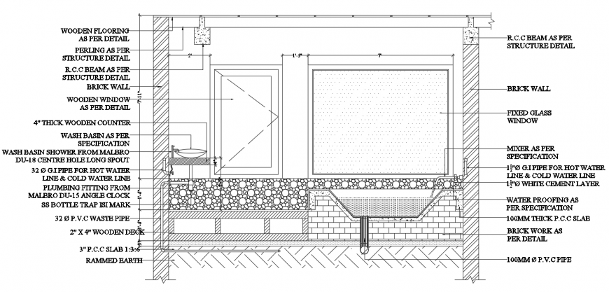 2d cad drawing of elevation B plan autocad software