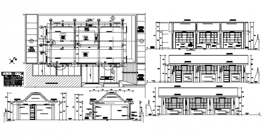 2d cad drawing of elevation hotel floor plan auto cad software
