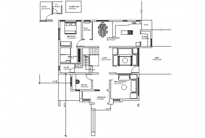2d cad drawing of elevation layout alternative Auto CAD software