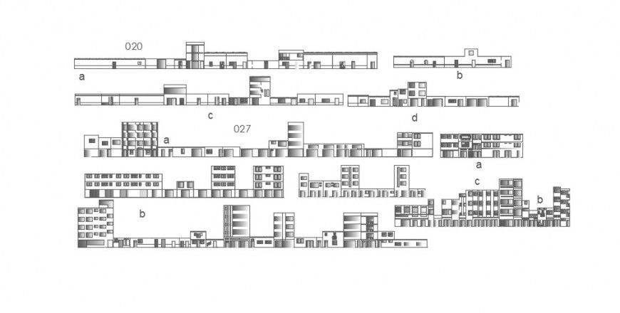 2d cad drawing of elevator apartment section auto cad software