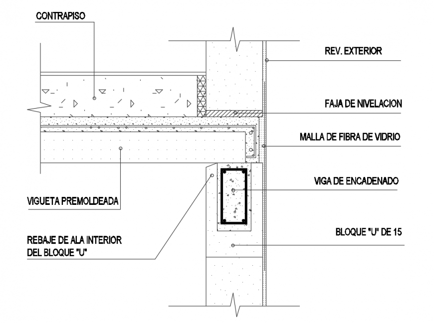 2d cad drawing of encounter wall auto cad software