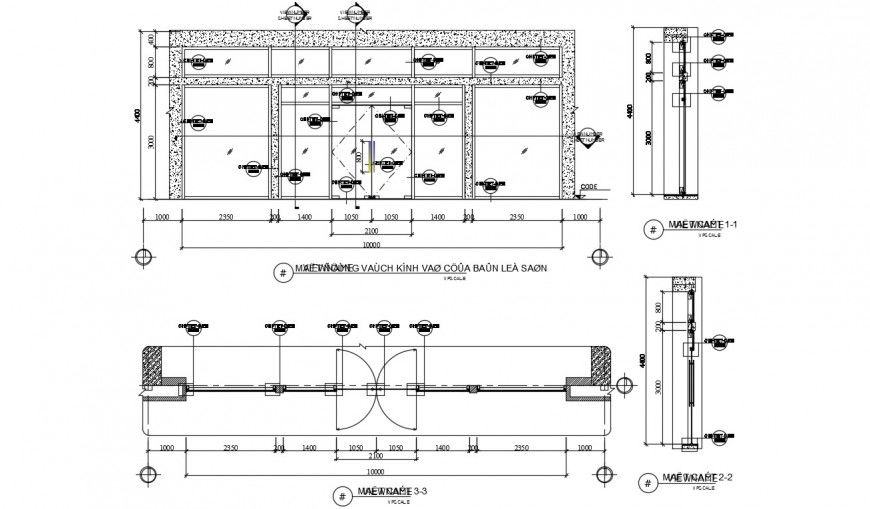 2d cad drawing of enterance door house plan autocad software