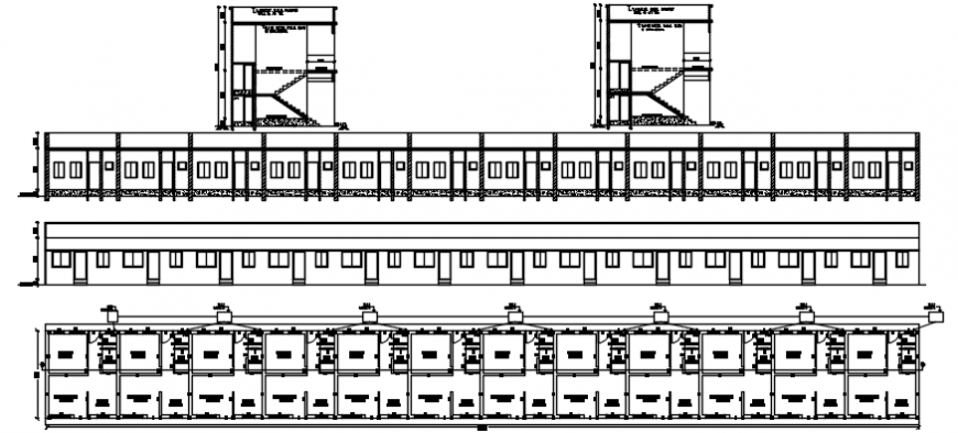 2d cad drawing of exterior building autocad software