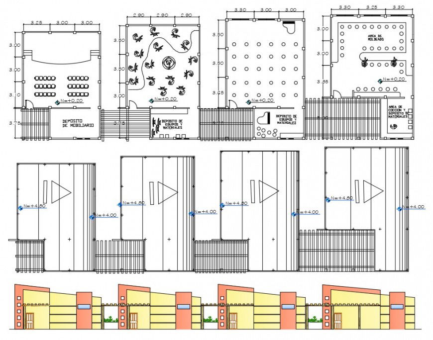 2d cad drawing of exterior cultural autocad software