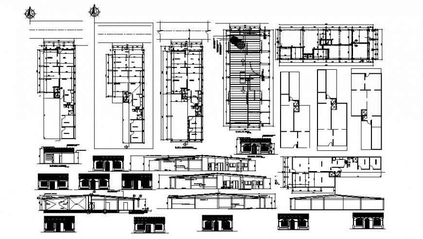 2d cad drawing of exterior elevation auto cad software
