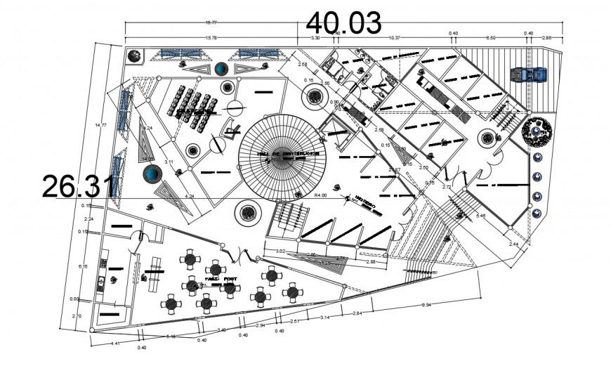 2d cad drawing of exterior floor elevation autocad software