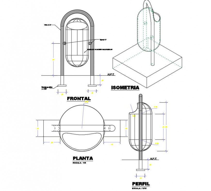 2d cad drawing of fall and isometrically auto cad software