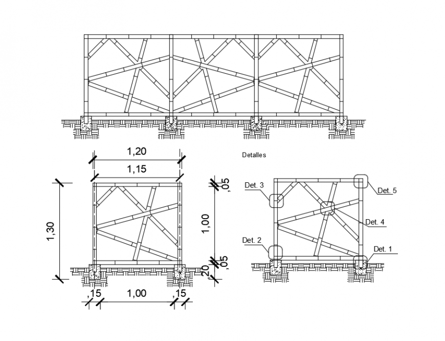 2d cad drawing of fancy perimeter auto cad software