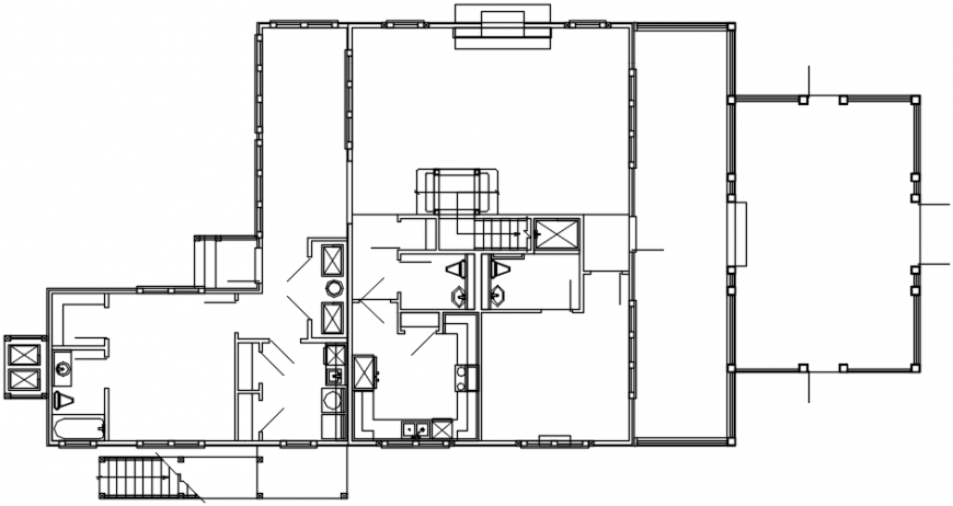2d cad drawing of fire plumbing plan autocad software