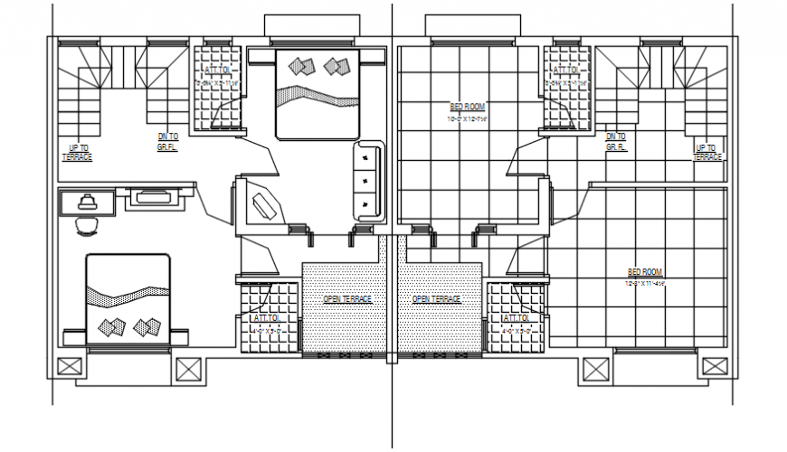 2d cad drawing of first floor plan autocad software